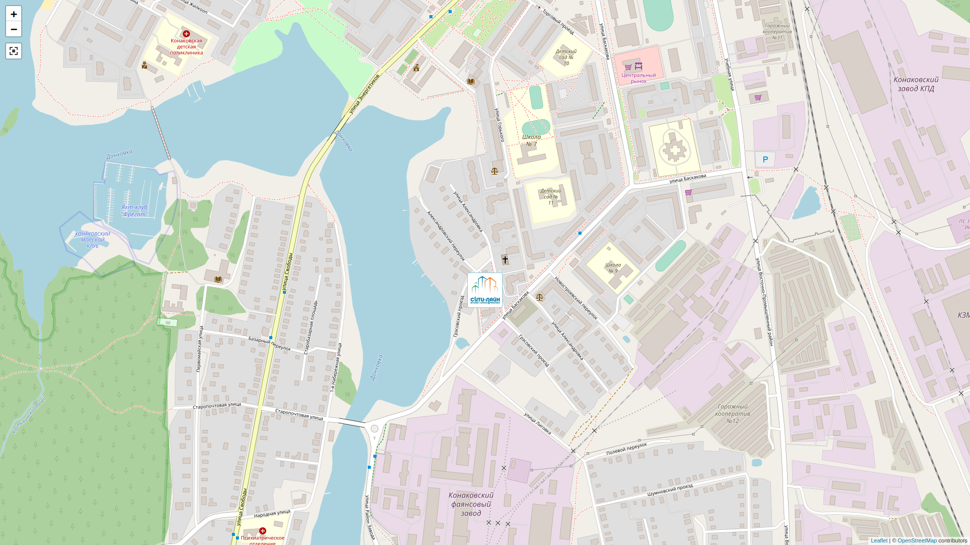 Карта расположения офиса